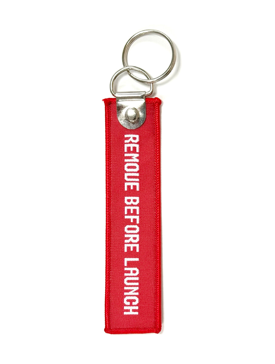 Terran Orbital 'Remove Before Launch' Jet Tag Keychain