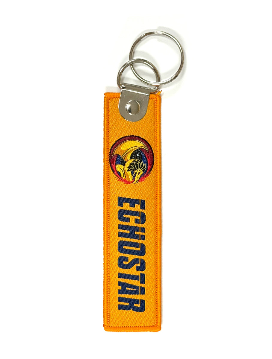 EchoStar 'Remove Before Launch' Jet Tag Keychain