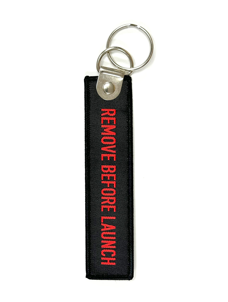 Wildfire "Remove Before Launch" Jet Tag Keychain